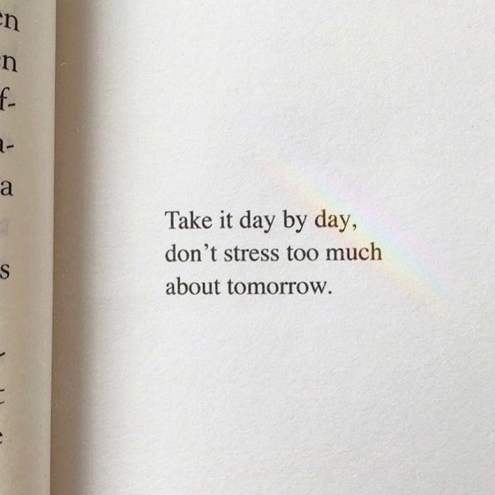 Take It Day By Day
